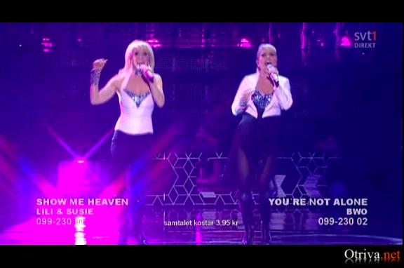 Lili & Susie - Show Me Heaven (Live Melodifestivalen 2009)