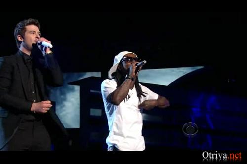 Lil Wayne feat. Robin Thicke - Tie My Hands (Live at 51th Grammy Awards)