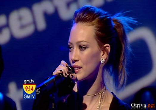 Hilary Duff - Fly (Live On GMTV)